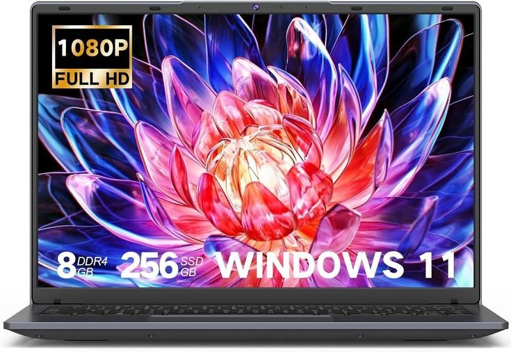 15.6" Laptop, 4C4T N95 CPU Up to 3.4GHz, 16GB RAM, 1TB SSD, Win11 Pro, Silver